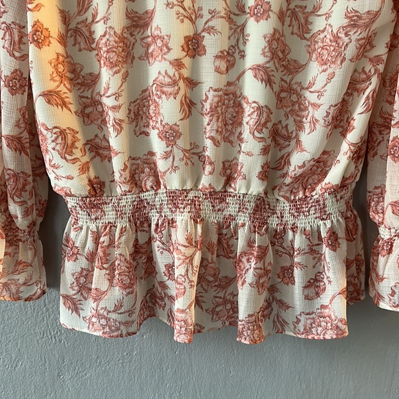 Lauren Ralph Lauren Floral Blouse L NWT - Picture 6 of 11